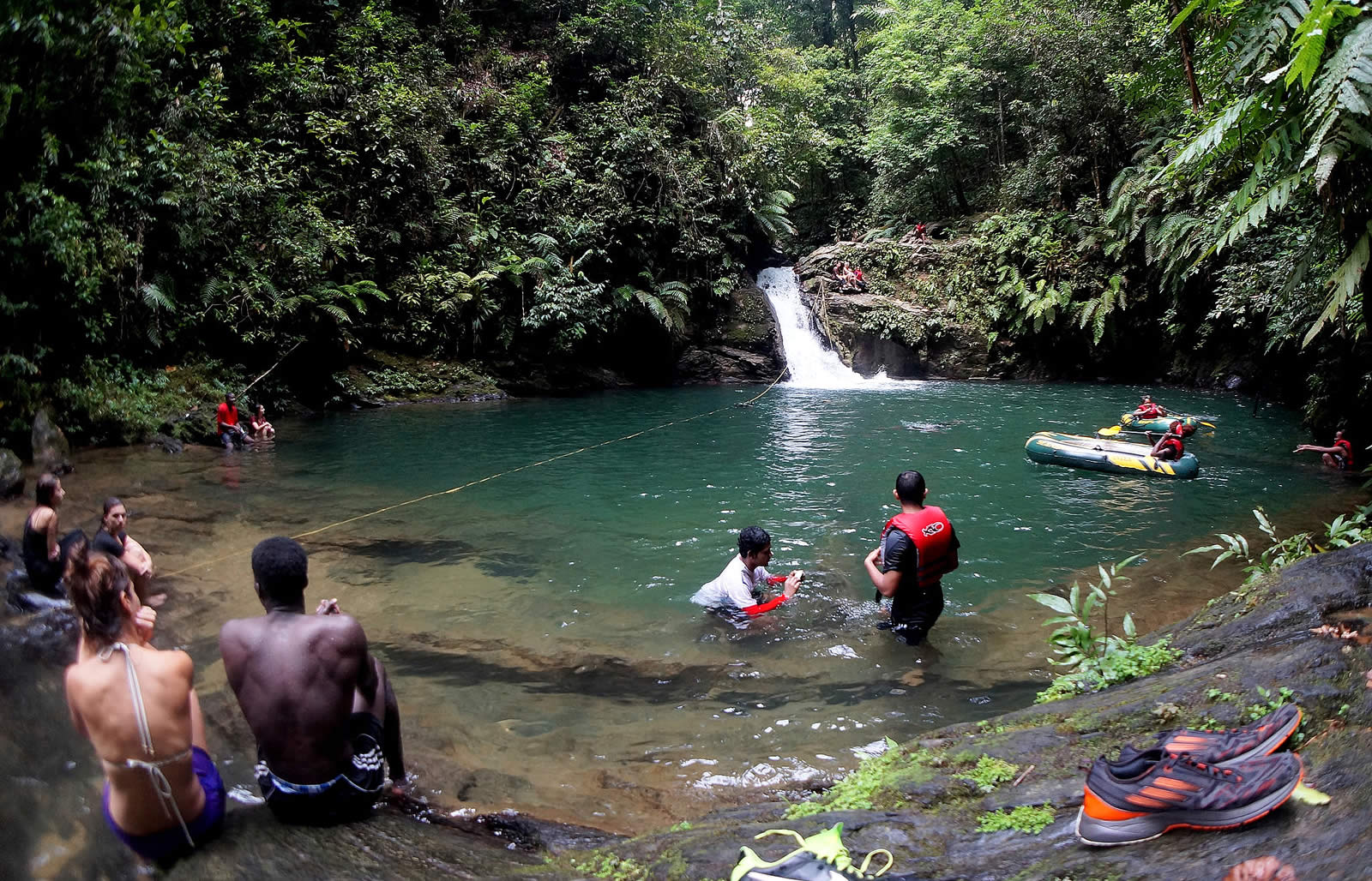 Rio Seco Waterfall Destination Trinidad and Tobago Tours, Holidays